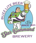 Adult Buzz Lite Beer Star Command Tee