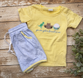 Cowboy Dinosaur Boys Shorts Set