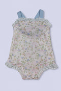 Flower Bows Baby Girls Romper
